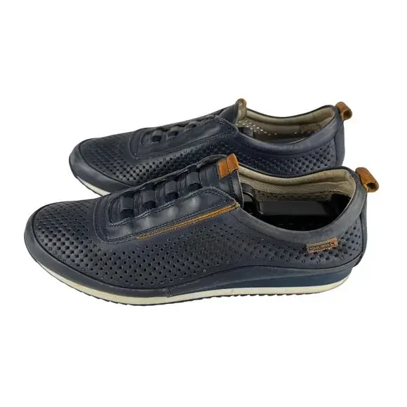 Pikolinos Liverpool Men’s Size 41 (US‎ 8) Navy Blue Leather Slip-On Sneakers - Picture 5 of 11